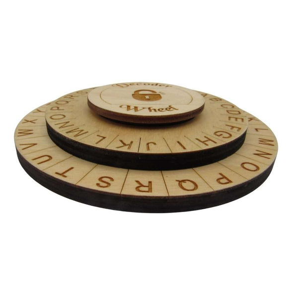 Secret Decoder Wheel Decoder Disk for All Ages - Caesar Cipher Wheel ...