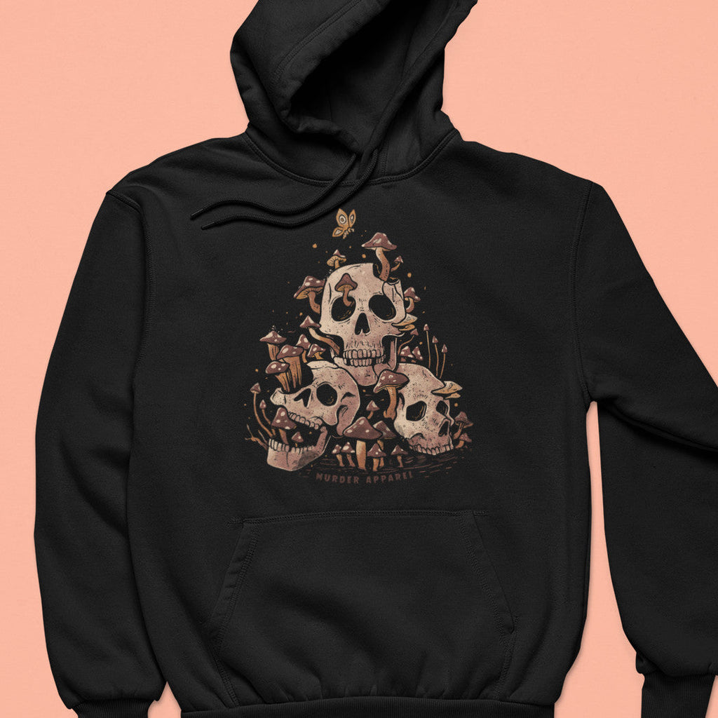 Skulls And Fungi Hoodie