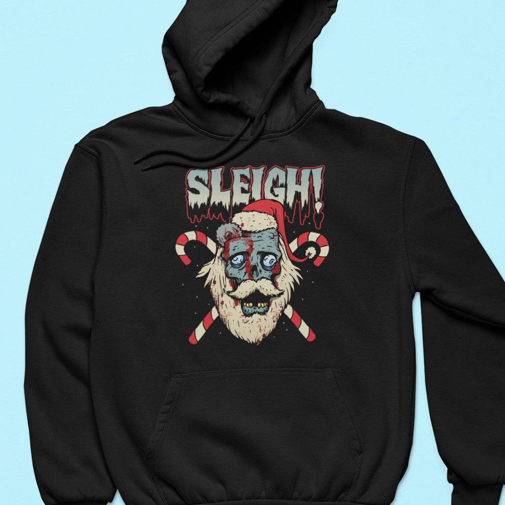 Zombie Santa Sleigh Hoodie