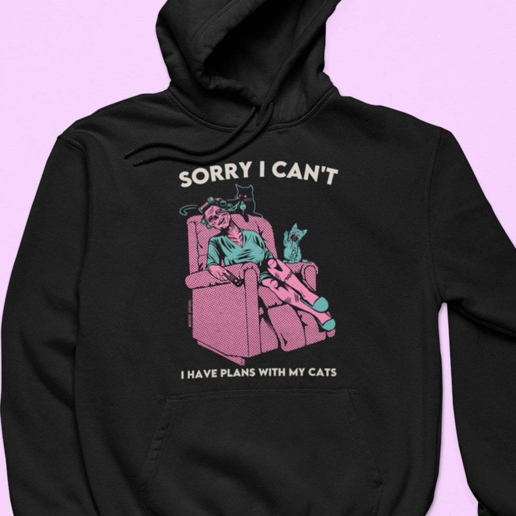 I Have Plans With My Cats Hoodie