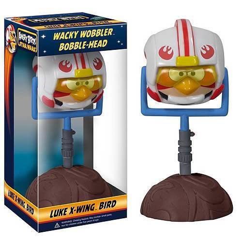 Funko Star Wars - Angry Birds - X-Wing Luke Skywalker Bird - Wacky Wobbler Bobble Head