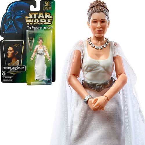 Star Wars The Black Series The Power of the Force Princess Leia Organa (Yavin IV) 6-Inch Action Figure - Exclusive