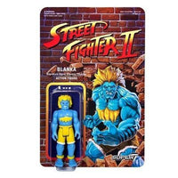 Street Fighter II Blanka (Blue) ReAction Figure