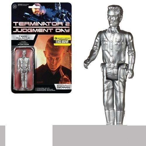 Terminator 2 T-1000 Metallic ReAction 3 3/4-Inch Retro Action Figure - Entertain