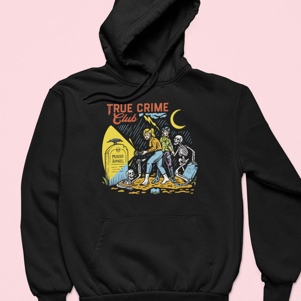 True Crime Club Retro Hoodie