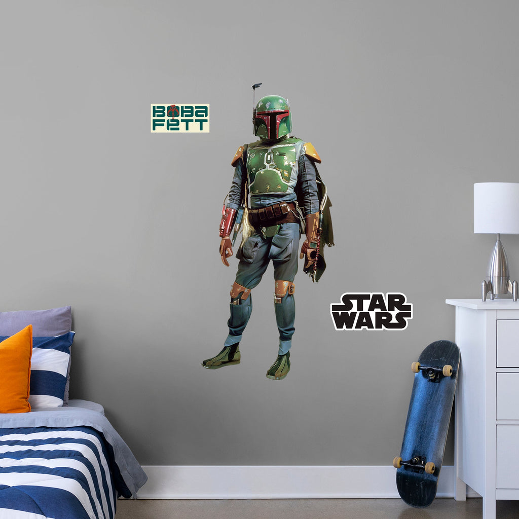 Boba Fett   - Officially Licensed Star Wars Removable Wall Decal