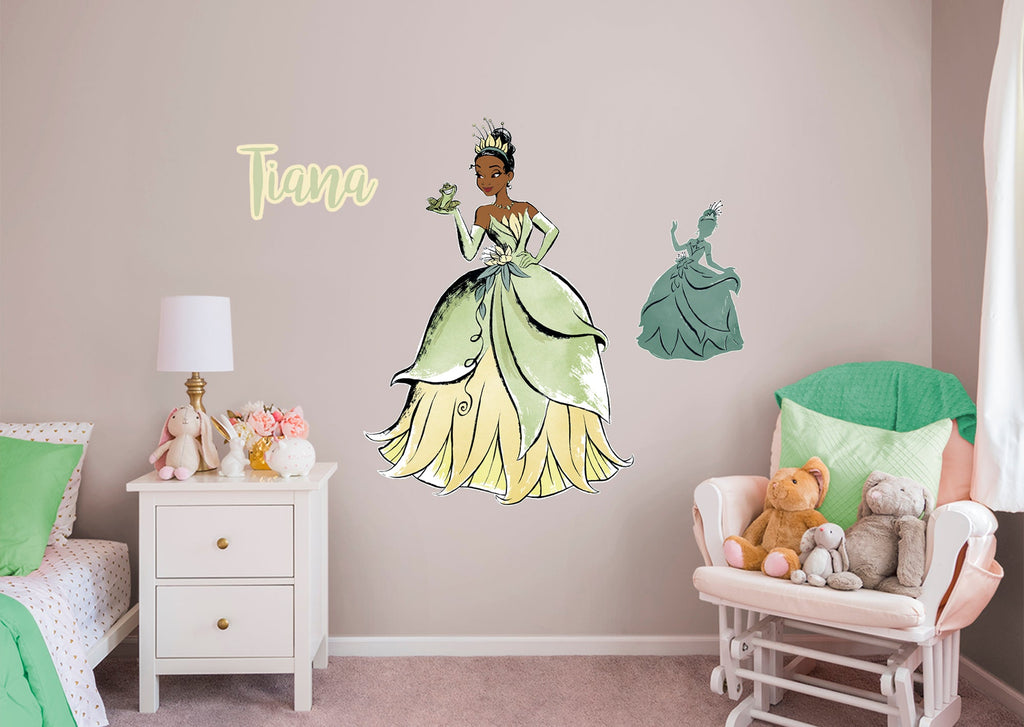 Princess and the Frog: Tiana Modern Storybook        - Officially Licensed Disney Removable Wall   Adhesive Decal