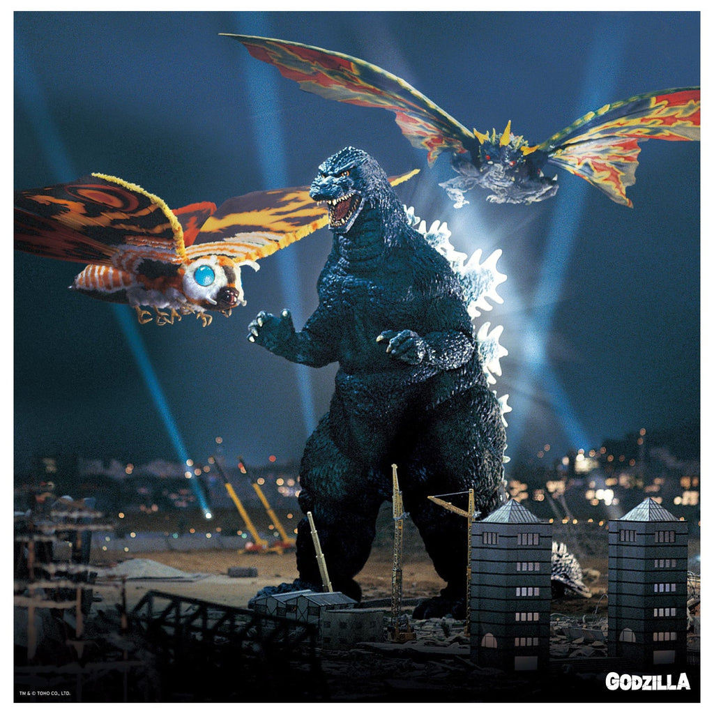 Godzilla: 1992-Godzilla v Mothra Movie Scene Mural        - Officially Licensed Toho Removable     Adhesive Decal