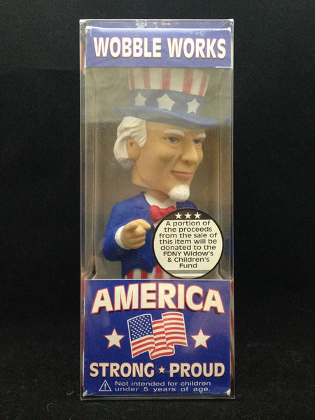 Uncle Sam (Don't Mess with America) Wobble Works Funko Wacky Wobbler (No Sticker)