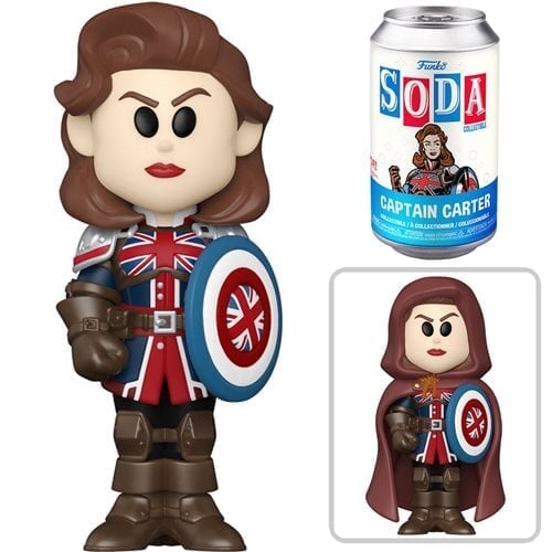 Vinyl SODA: Marvel What If - Captain Carter (1:6 Chance at Chase) (Order 6 for a SEALED Case)