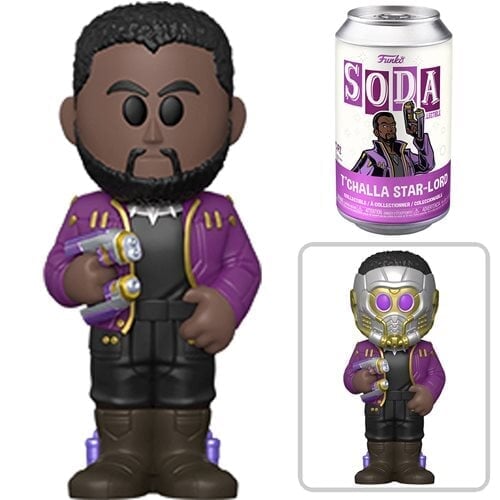 Vinyl SODA: Marvel What If - Star-Lord T'Challa (1:6 Chance at Chase) (Order 6 for a SEALED Case)