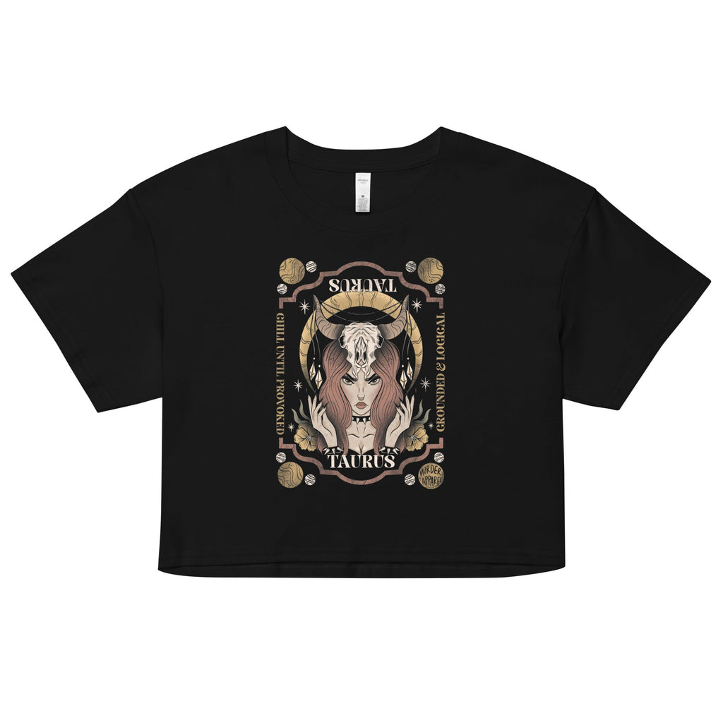 Taurus Zodiac Crop Top