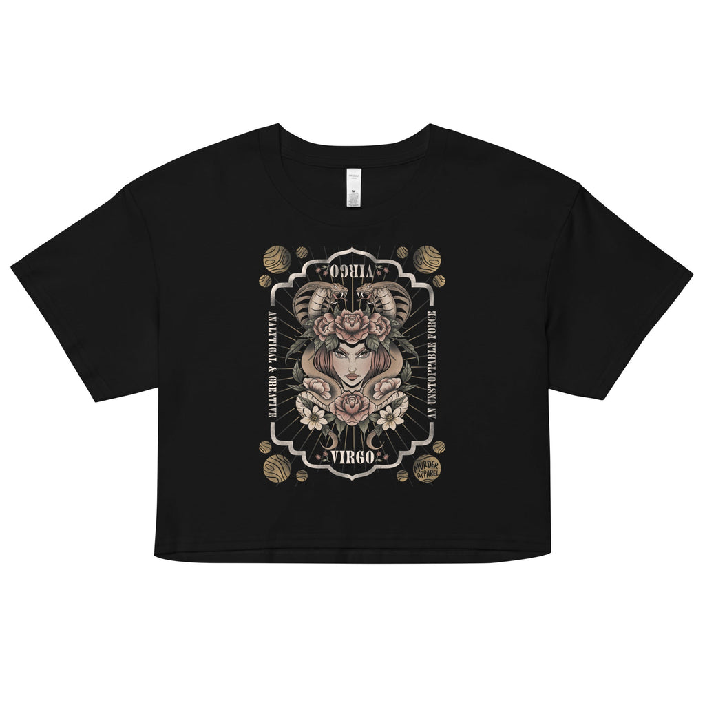 Virgo Zodiac Crop Top