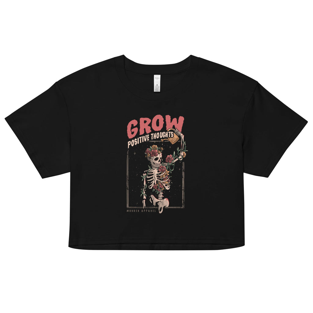 Grow Positive Thoughts Crop Top