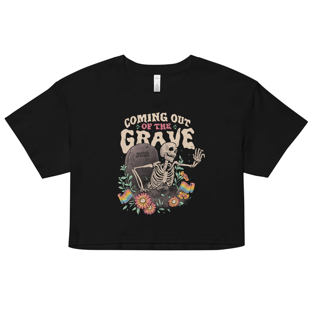 Coming Out Of The Grave Crop Top