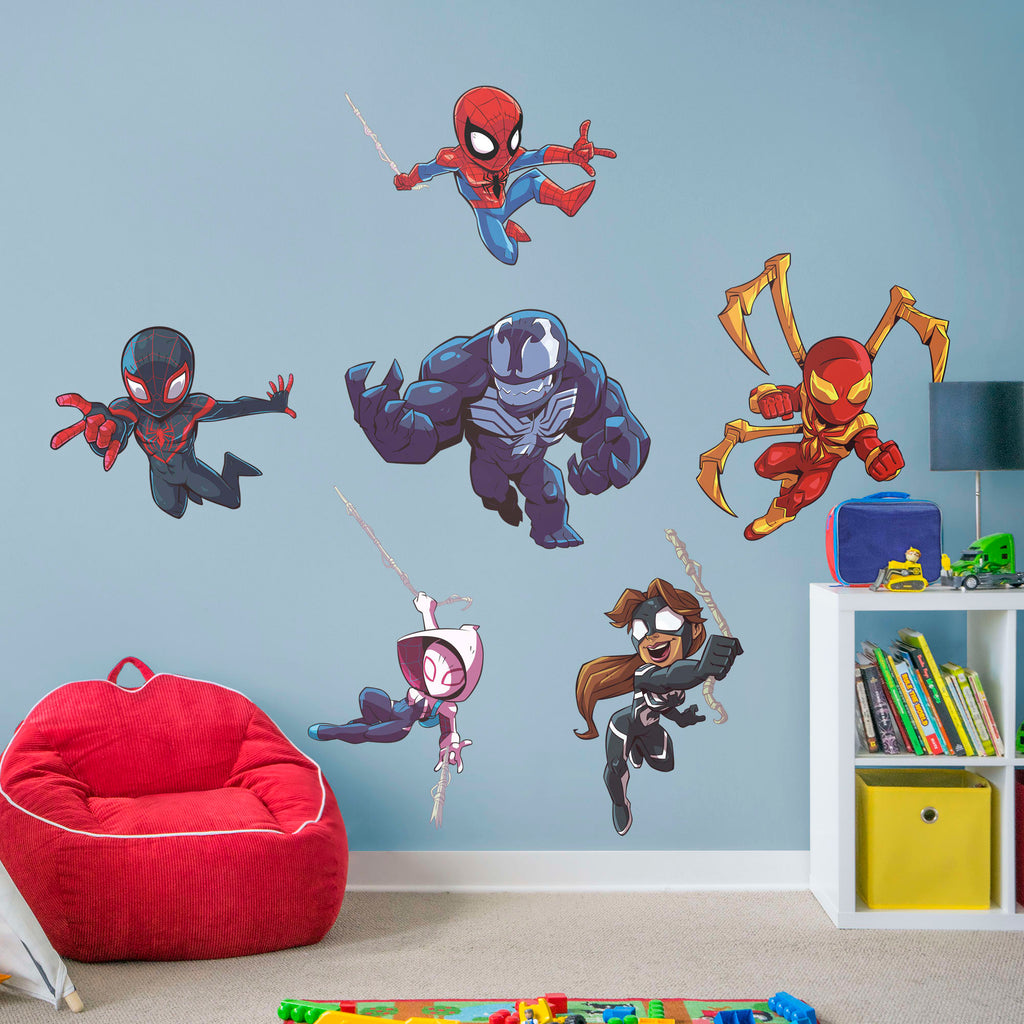 Spider-Man: Marvel Super Hero Adventures Collection - Officially Licensed Removable Wall Decal