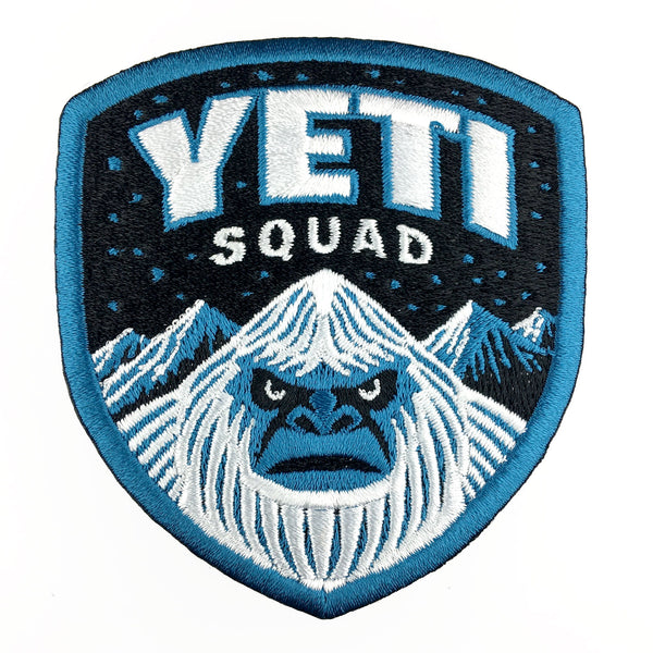 Yeti Squad embroidered patch